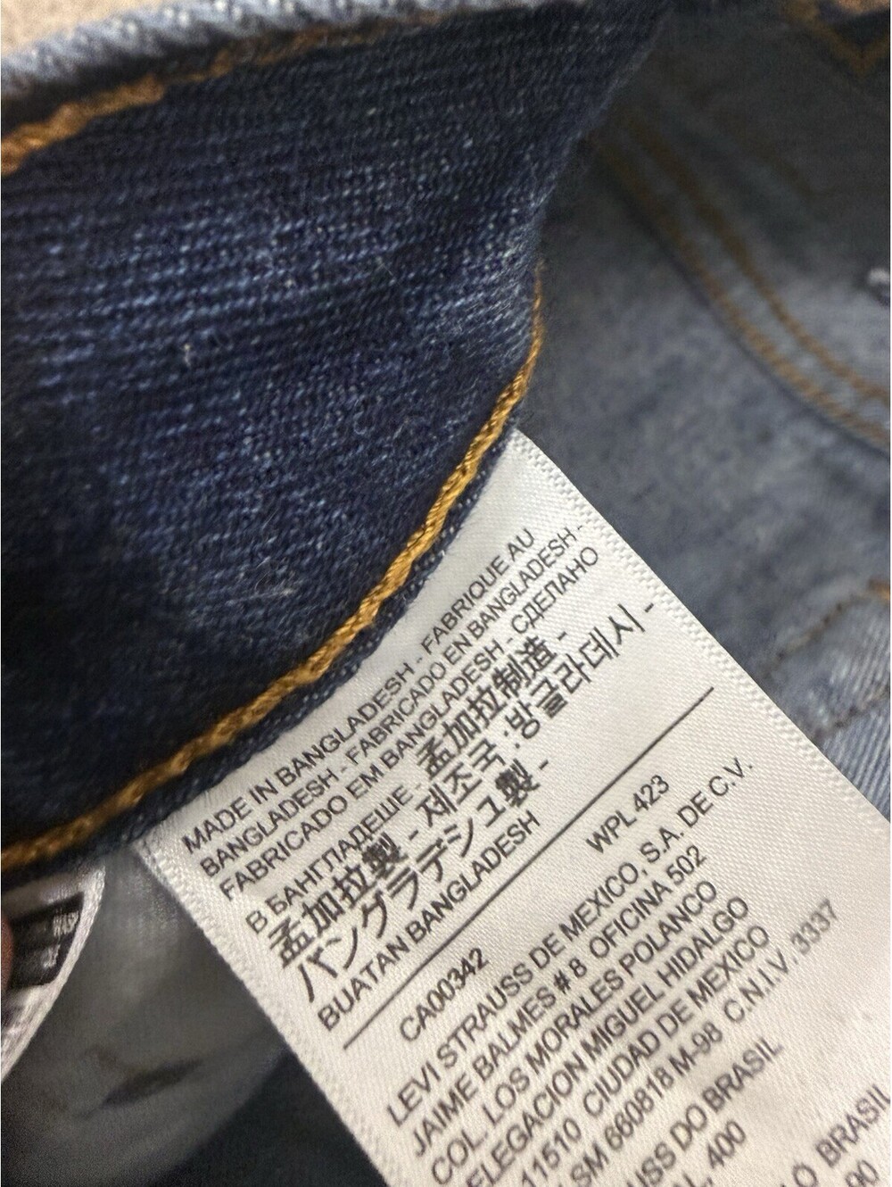 Levi’s 517 Mens Jeans 33x32 Blue Denim Bootcut Cowboy Western Dark Wash - Picture 8 of 9